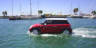 Auto in Wasser filme