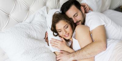 Mann und Frau teilen sich ein Bett filme