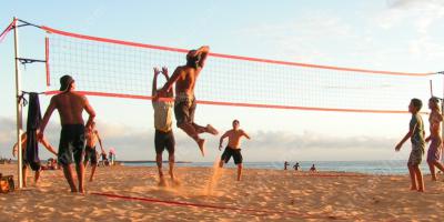 Beach-Volleyball filme